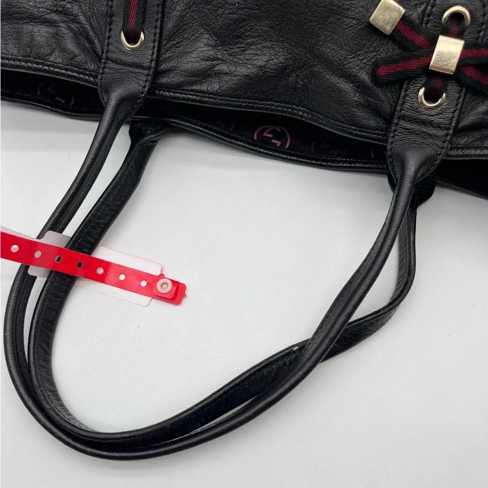 Gucci Black Leather Tote Bag - Picture 5 of 8